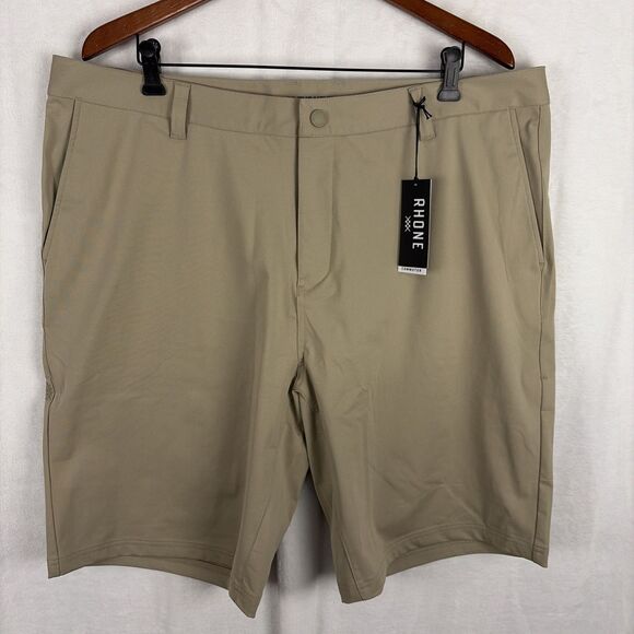 Rhone Men’s 11” Commuter Short Khaki Size 40 MSRP $98 NWT - Picture 1 of 5